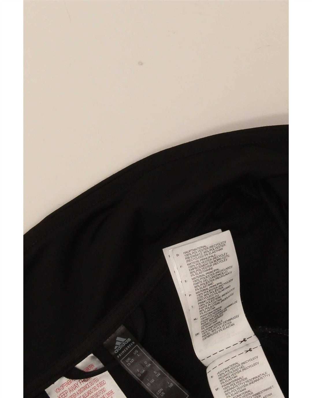 Giacca Top della tuta da ragazzo Adidas 13-14 anni in poliestere nero
