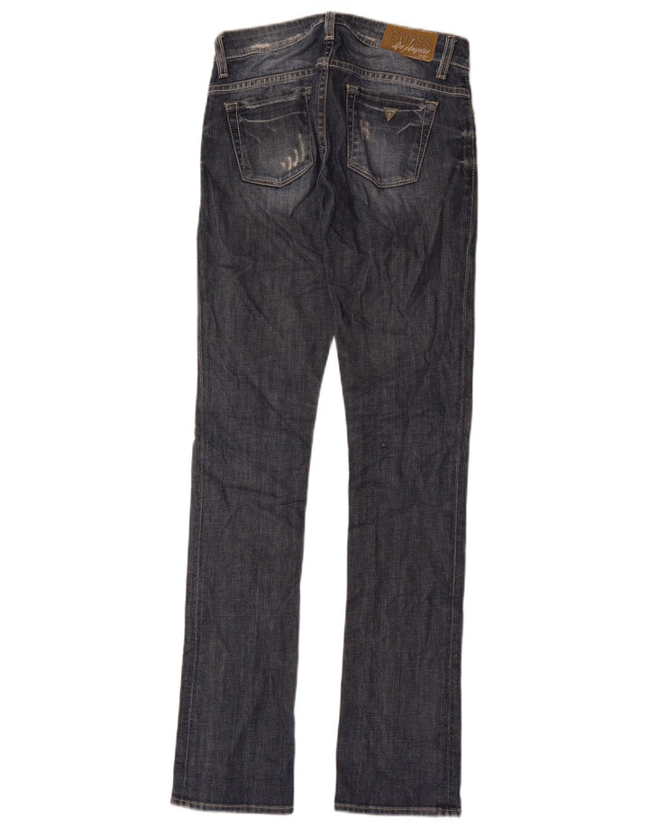 Jeans slim invecchiati Guess da donna W24 L34 cotone blu
