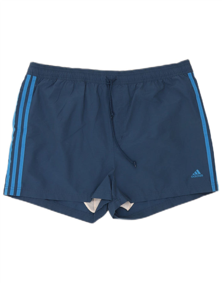 Pantaloncini da bagno da uomo ADIDAS XL blu cotone