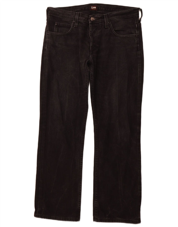 Jeans dritti Knox da uomo LEE W33 L28 cotone nero