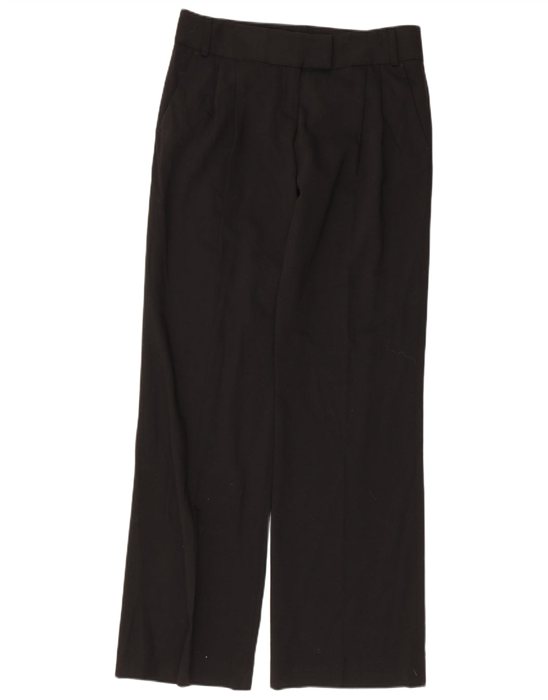 Pantaloni da abito con pegging da donna French Connection UK 10 piccoli W32 L32 neri