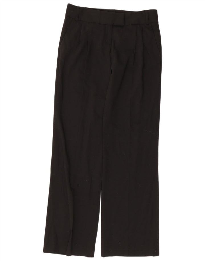 Pantaloni da abito con pegging da donna French Connection UK 10 piccoli W32 L32 neri