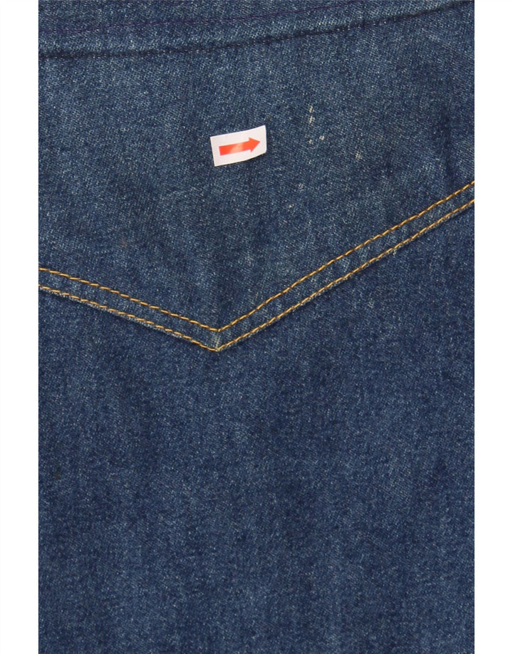 VINTAGE Womens Denim Skirt W34 Large  Blue Vintage Vintage and Second-Hand Vintage from Messina Hembry 