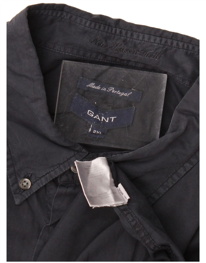 Camicia GANT da uomo 2XL Nera
