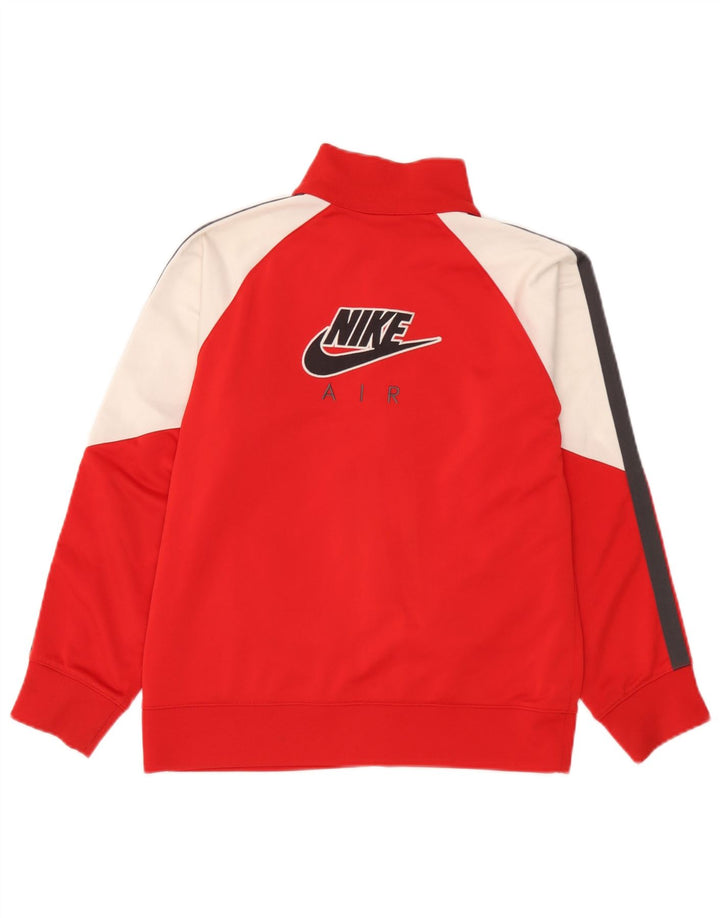 Giacca da ginnastica grafica Nike da ragazzo, 10-11 anni, colore rosso medio