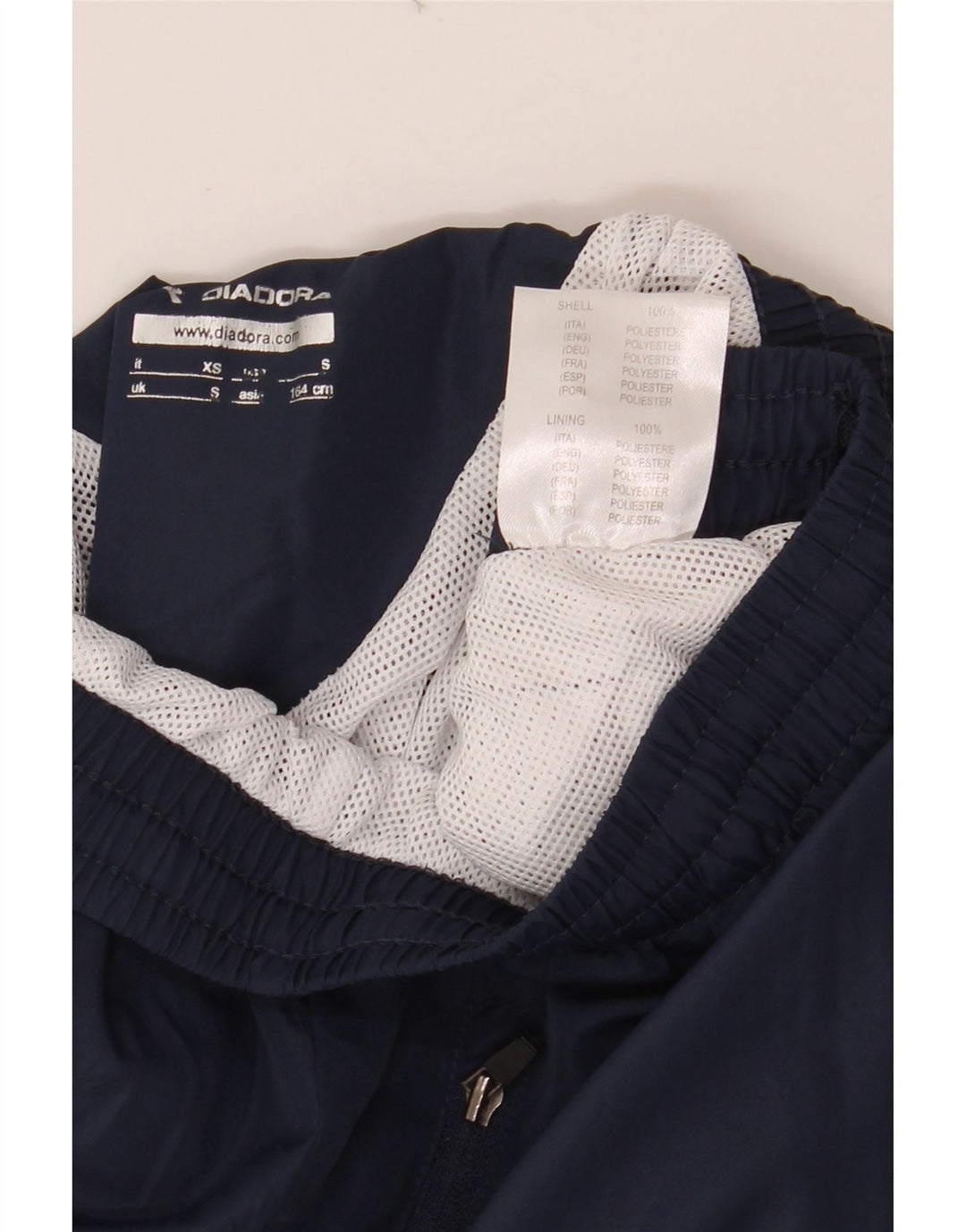 DIADORA Pantaloni Tuta Uomo Joggers Small Blu Navy Poliestere