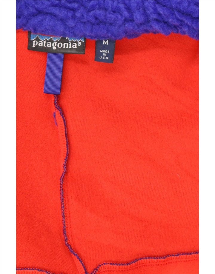 Giacca in pile da uomo Patagonia UK 38 Poliestere blu medio