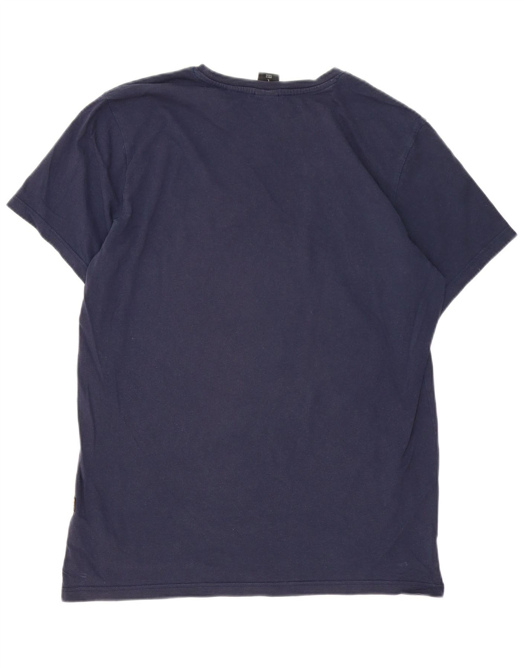 T-shirt da uomo G-Star Top grande in cotone blu navy