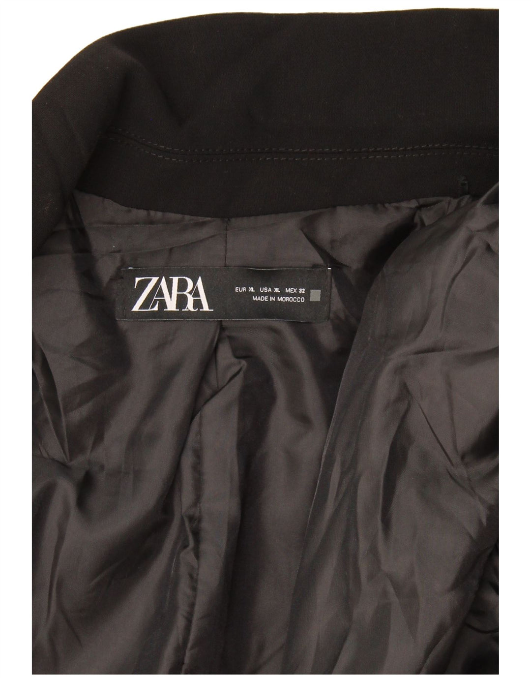 Giacca blazer aperta da donna Zara UK 18 XL nera