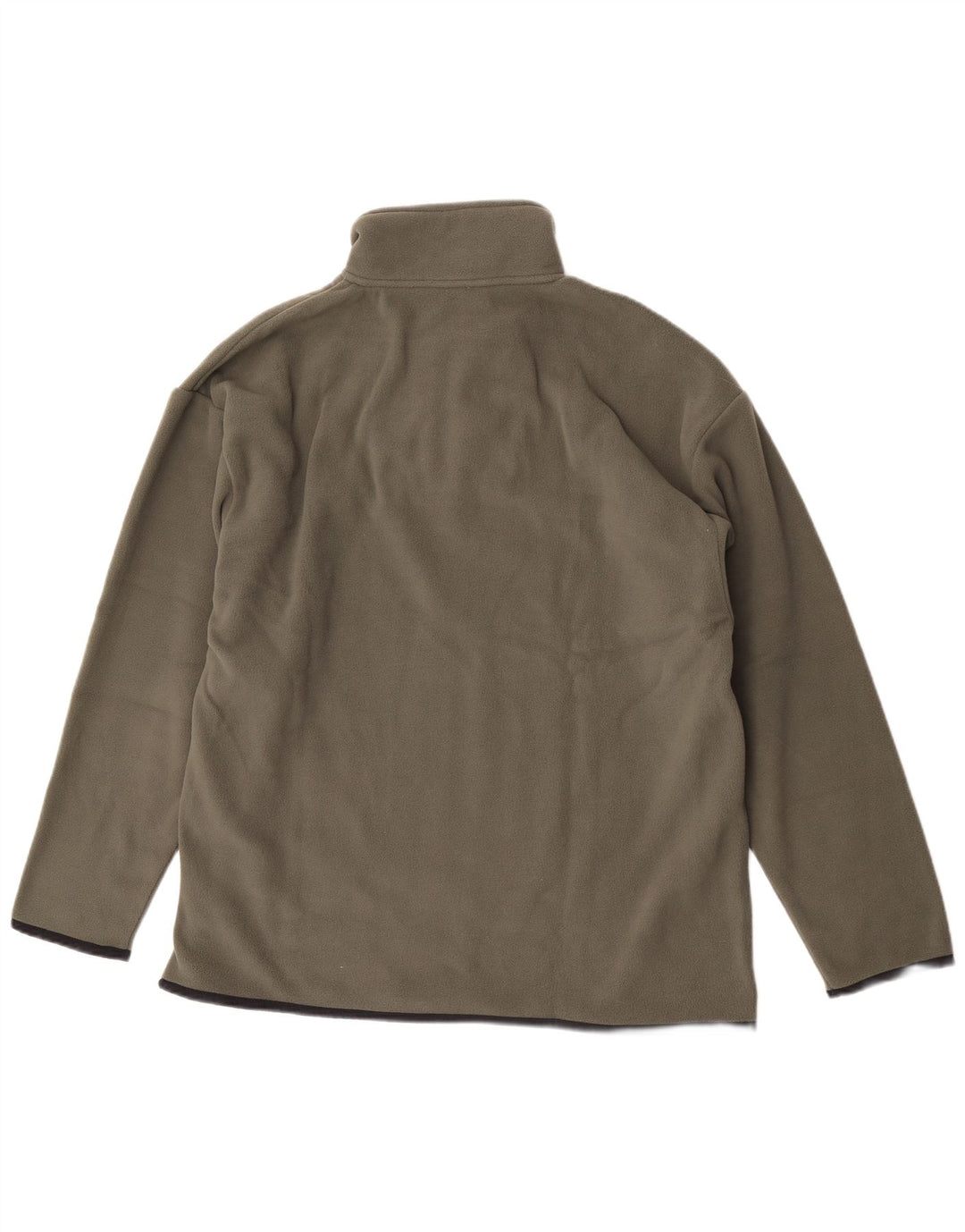 Maglione in pile Reebok da uomo con zip e collo, grande, in poliestere kaki