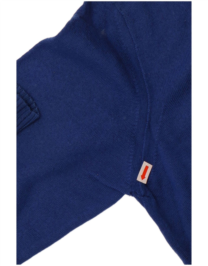 Maglione da donna con scollo a V autografo Marks & Spencer UK 16 grande blu