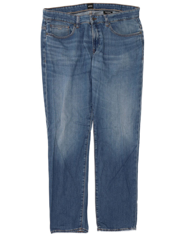 Jeans slim da uomo Hugo Boss Delaware W40 L32 Blu