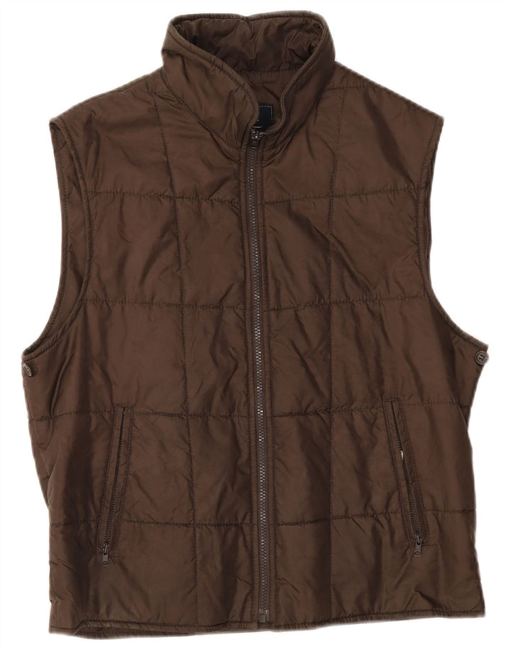 Gilet imbottito da uomo Fay UK 36 piccolo marrone