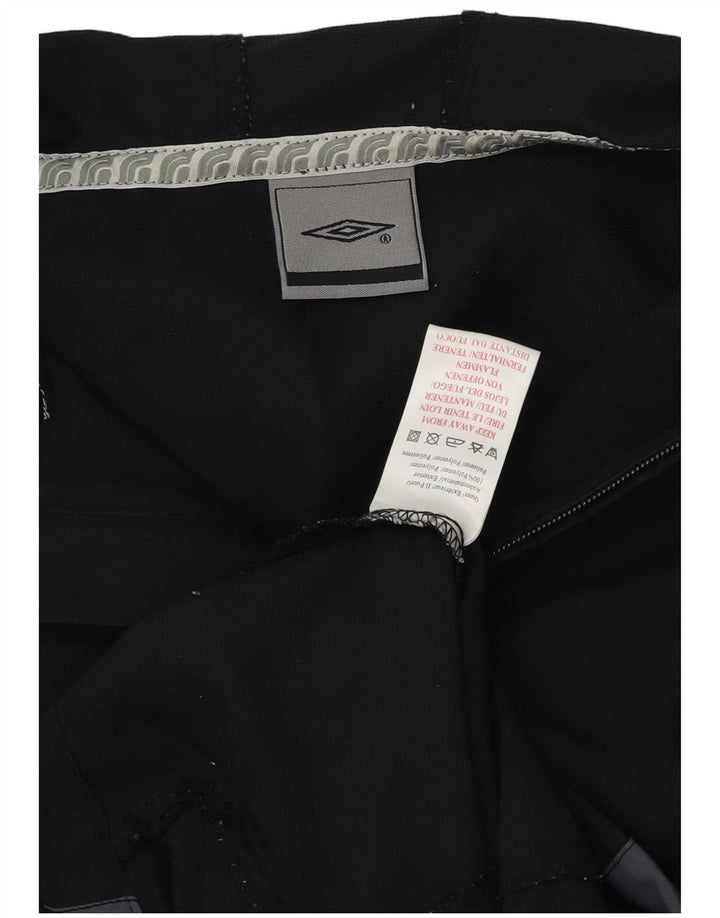 Giacca antipioggia con cappuccio da donna UMBRO UK 14 poliestere color block medio nero