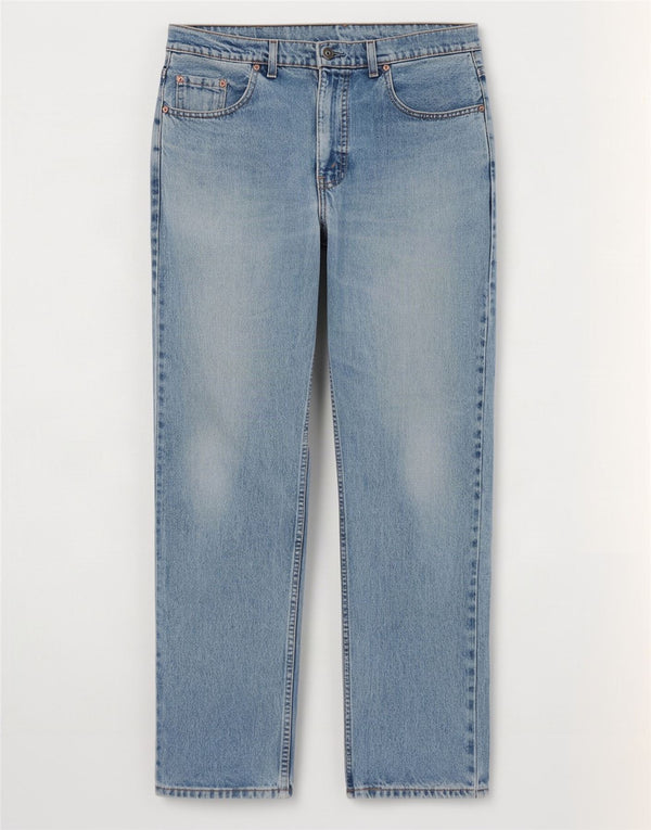 Levi's Uomo 504 Jeans dritti W35 L32 Cotone Blu