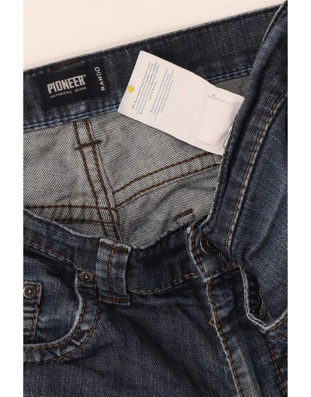 Jeans dritti da uomo Pioneer W36 L30 cotone blu
