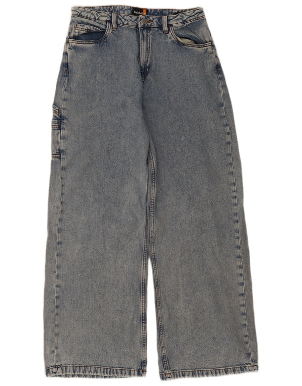 Jeans Timberland da uomo cargo a gamba larga W31 L32 cotone blu
