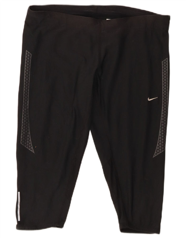Leggings Nike Dri Fit Capri da donna XL in poliestere nero sportivo
