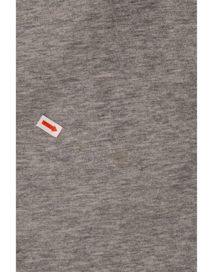 Felpa oversize da donna COS, maglione UK 14, grande cotone grigio