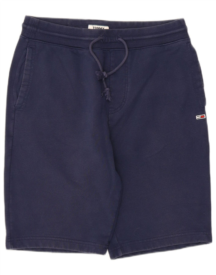 Pantaloncini sportivi da uomo Tommy Hilfiger piccoli in cotone blu navy