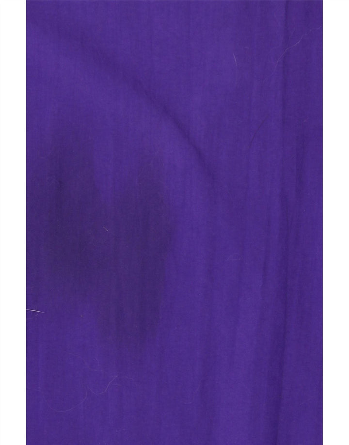 Giacca da uomo vintage pullover da ginnastica, taglia unica, in nylon viola