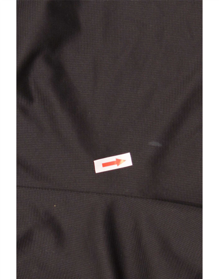Pantaloncini sportivi Adidas Climalite da uomo, grandi, in poliestere color block nero