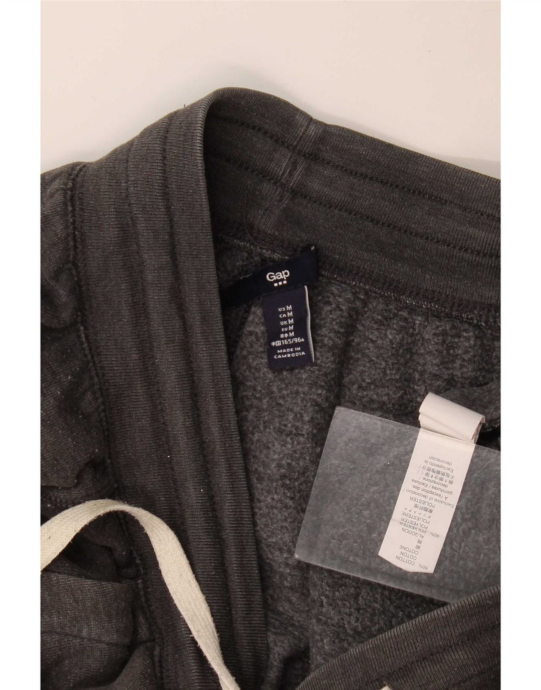Pantaloni da tuta grafici da donna Gap UK 14 Cotone grigio medio