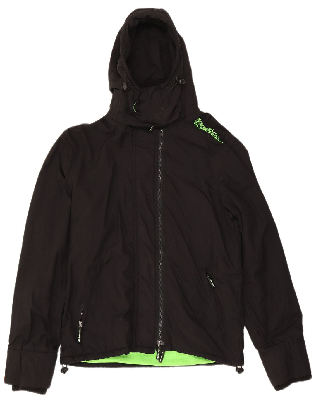 Giacca a vento da uomo Superdry UK 42 XL nylon nero