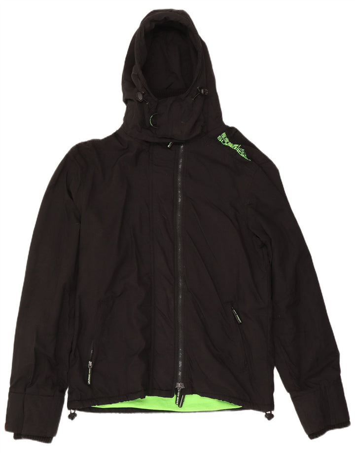 Giacca a vento da uomo Superdry UK 42 XL nylon nero