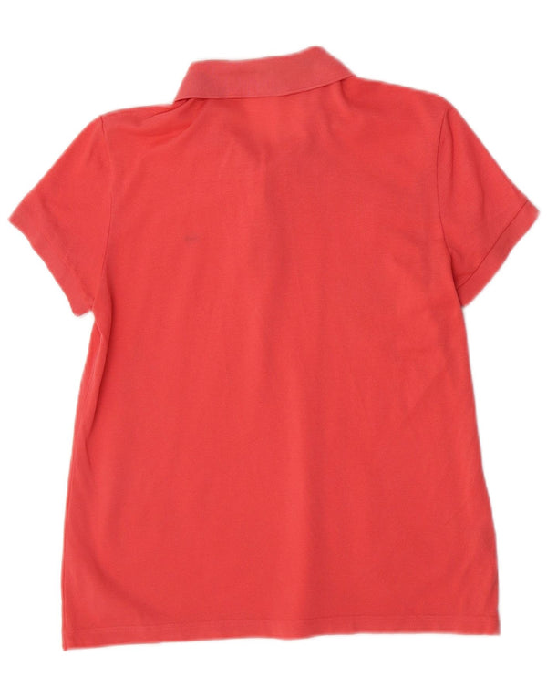 Polo regolare da donna Lacoste taglia 42 grande in cotone rosa