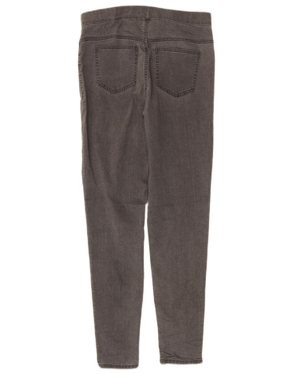 Jeans Jeggings da donna Marks & Spencer UK 10 Small W28 L29 Cotone grigio