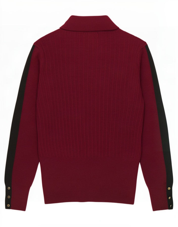 Maglione maglione a collo alto da donna Marks & Spencer UK 12 Viola medio