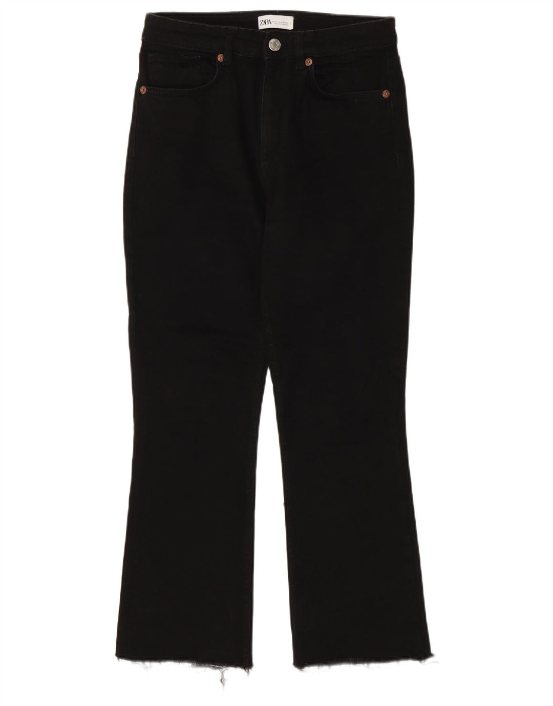 Jeans Bootcut da donna Zara EU 40 medio W30 L27 neri