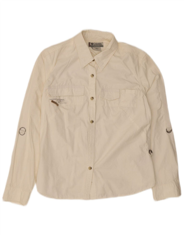 Camicia da donna Columbia UK 12 cotone bianco medio