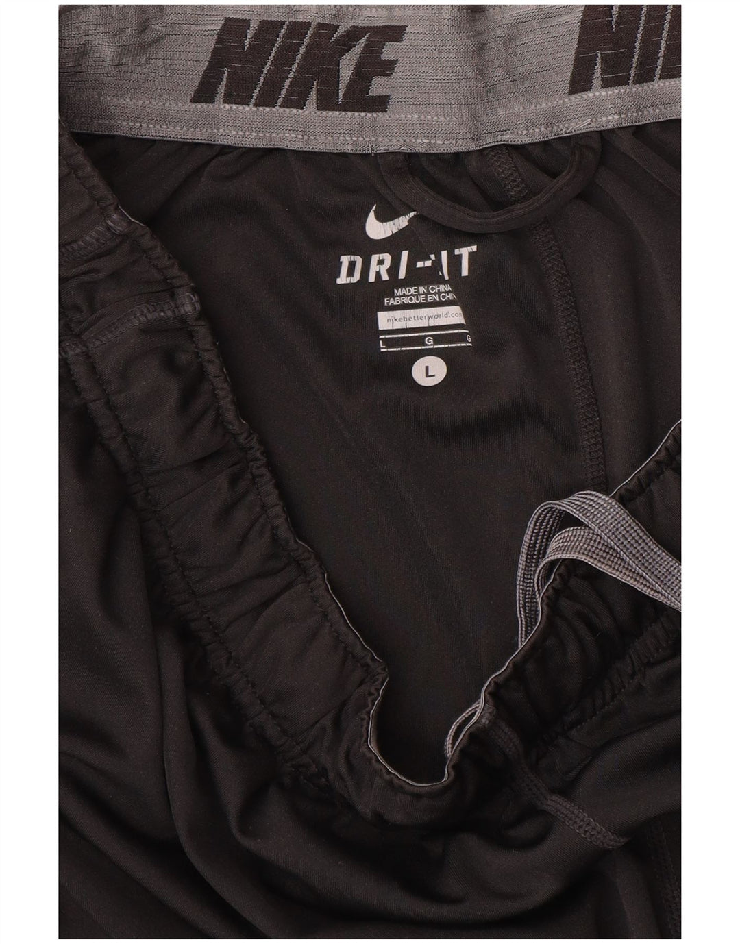 Pantaloncini sportivi Nike Dri Fit da uomo grandi neri