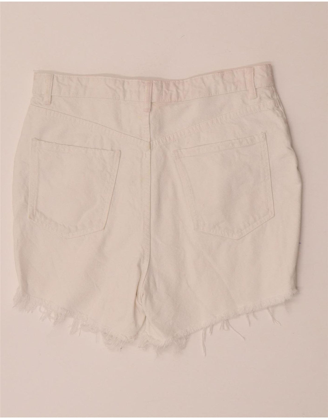 Pantaloncini di jeans da donna Zara EU 42 Large W32 bianchi