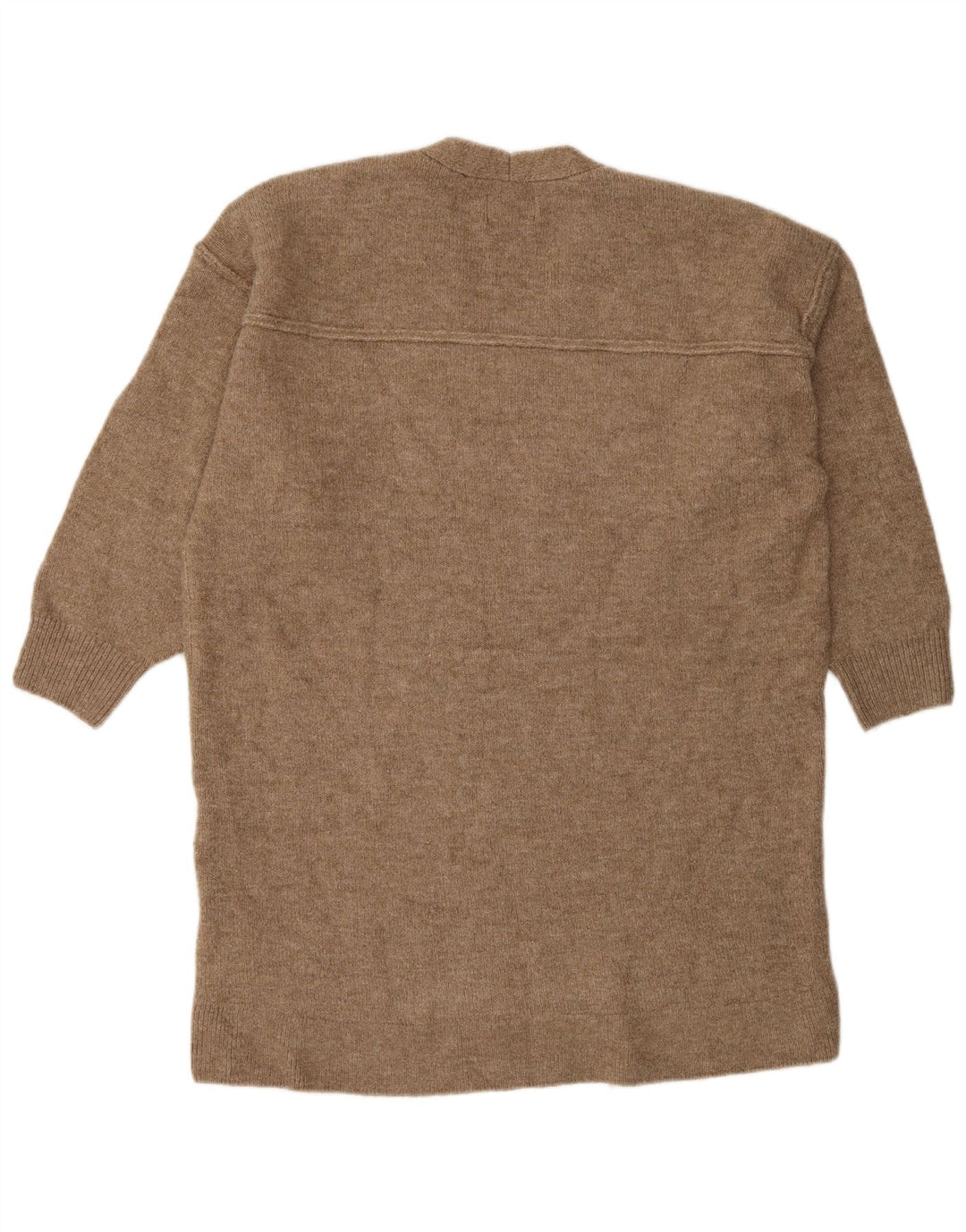 Maglione da donna oversize con scollo a V Superdry UK 12 Acrilico marrone medio