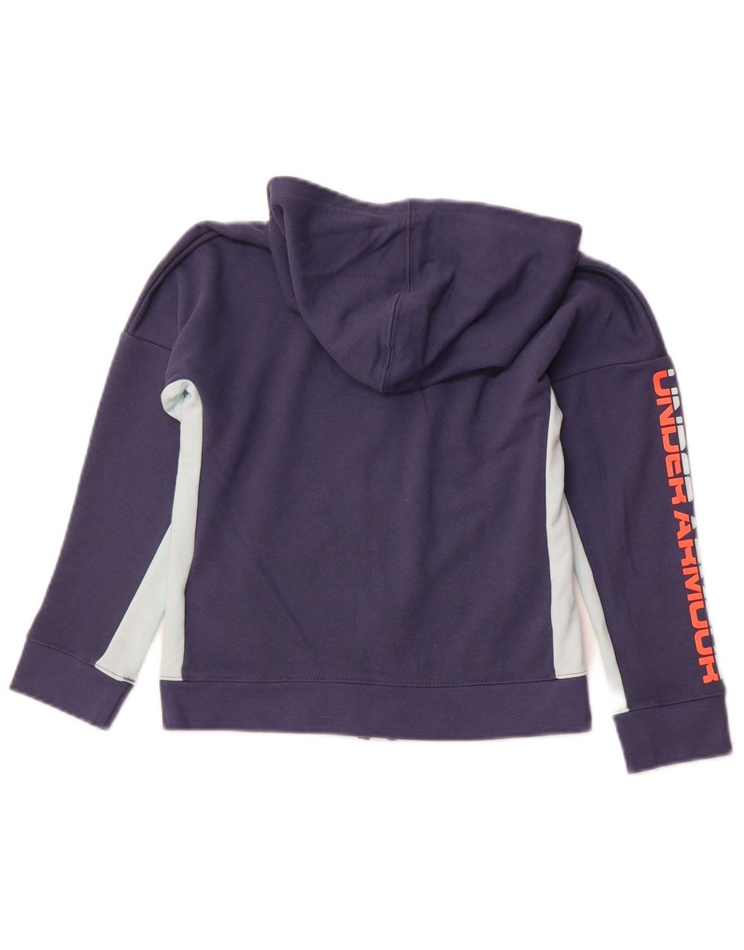 Maglione con cappuccio e zip Cold Gear per ragazzi UNDER ARMOUR 7-8 anni piccolo blu navy