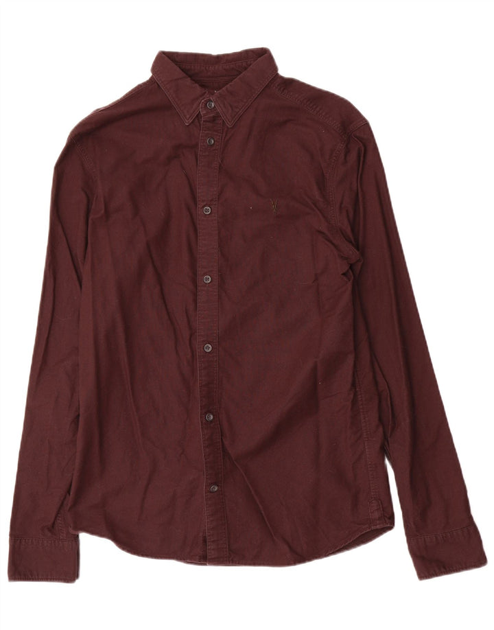 Camicia da uomo All Saints XS in cotone marrone