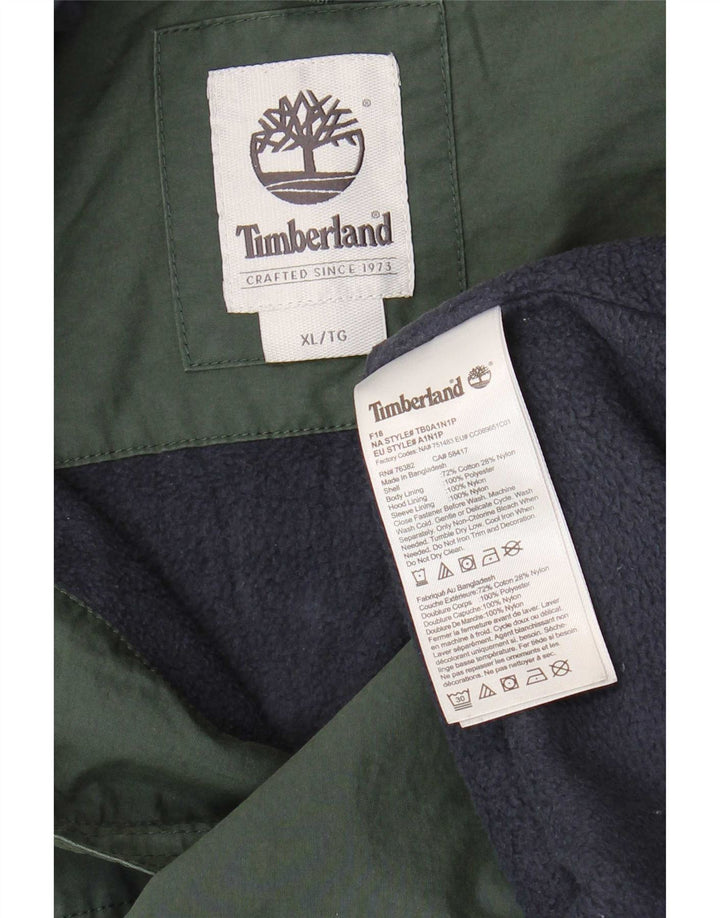 Giacca a vento da uomo Timberland UK 42 XL cotone verde