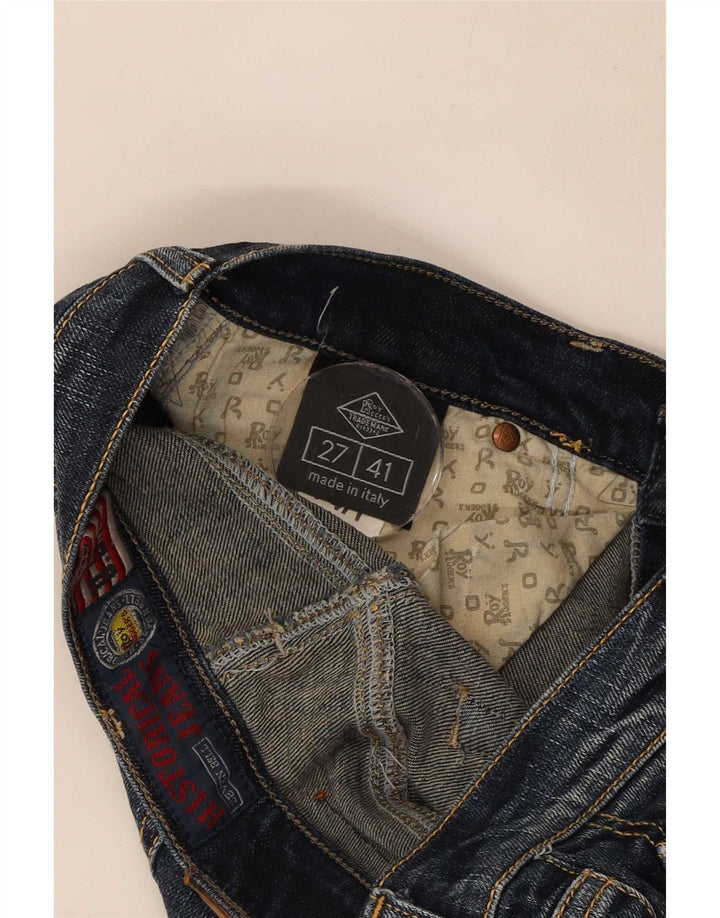 Jeans slim da donna Roy Rogers IT 40 piccolo W27 L27 cotone blu