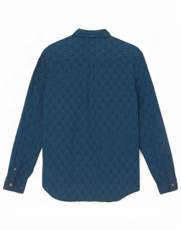 Camicia da uomo White Stuff Piccola in cotone a righe blu