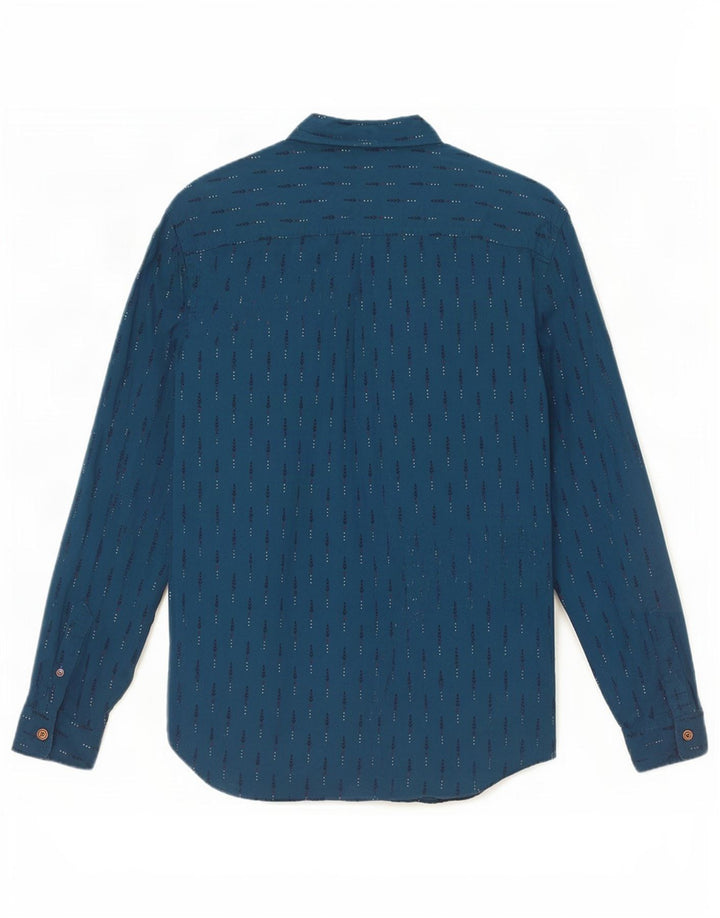 Camicia da uomo White Stuff Piccola in cotone a righe blu