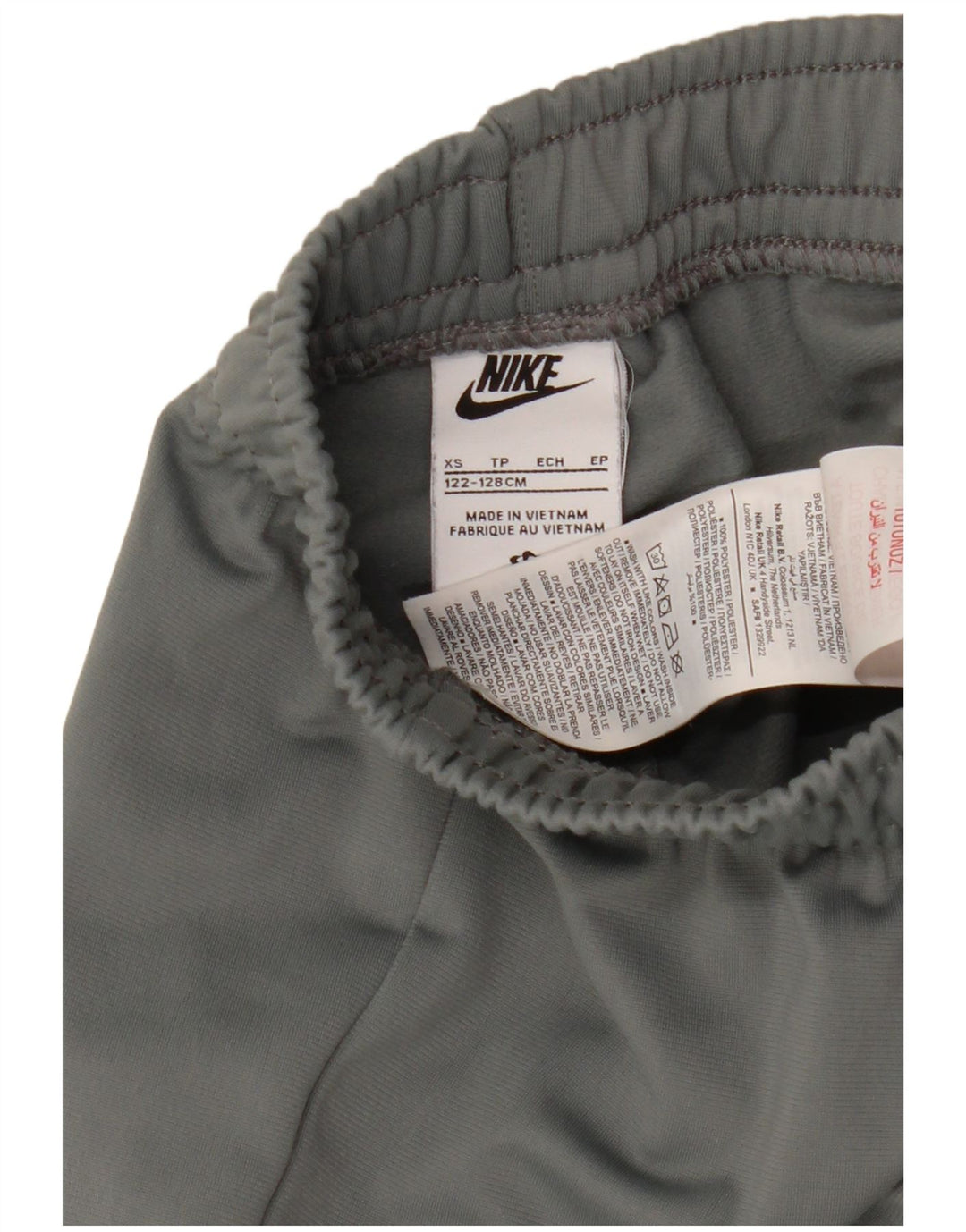 Pantaloni della tuta da ragazza Nike Joggers 7-8 anni XS Poliestere grigio