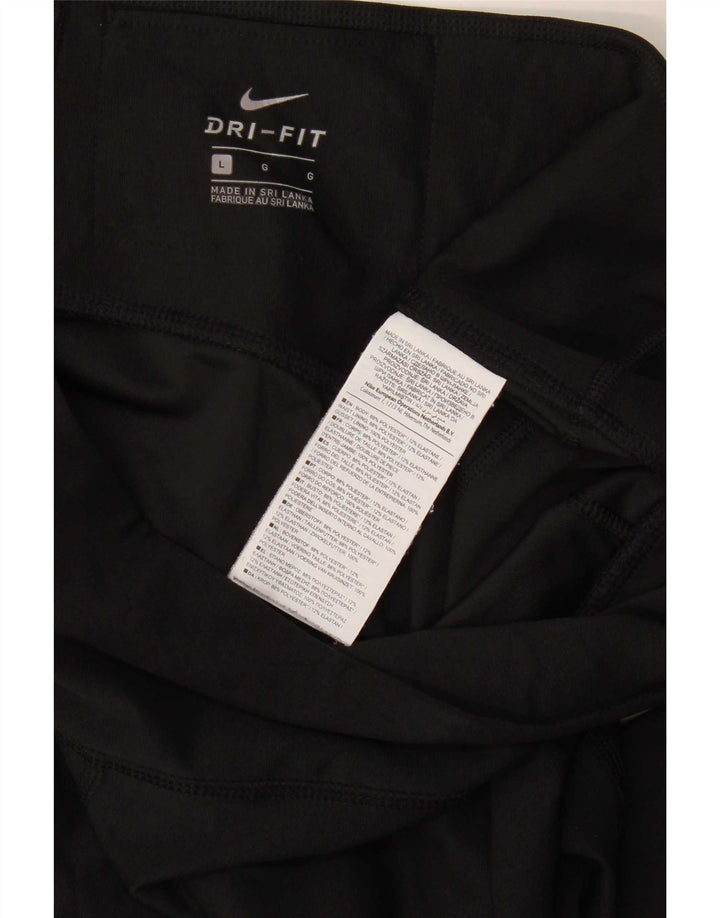 Leggings Nike Dri Fit da donna UK 14 grande poliestere nero