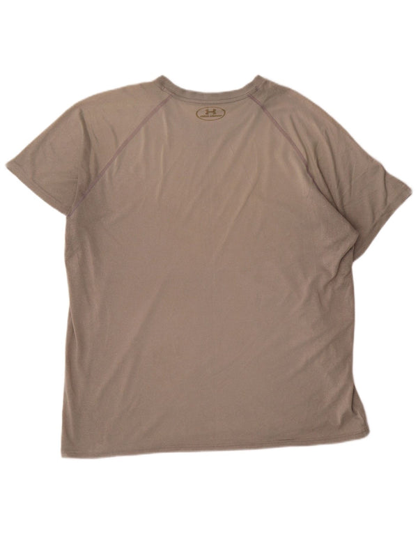 Maglietta Under Armour da uomo Heat Gear, vestibilità ampia, grande grigia
