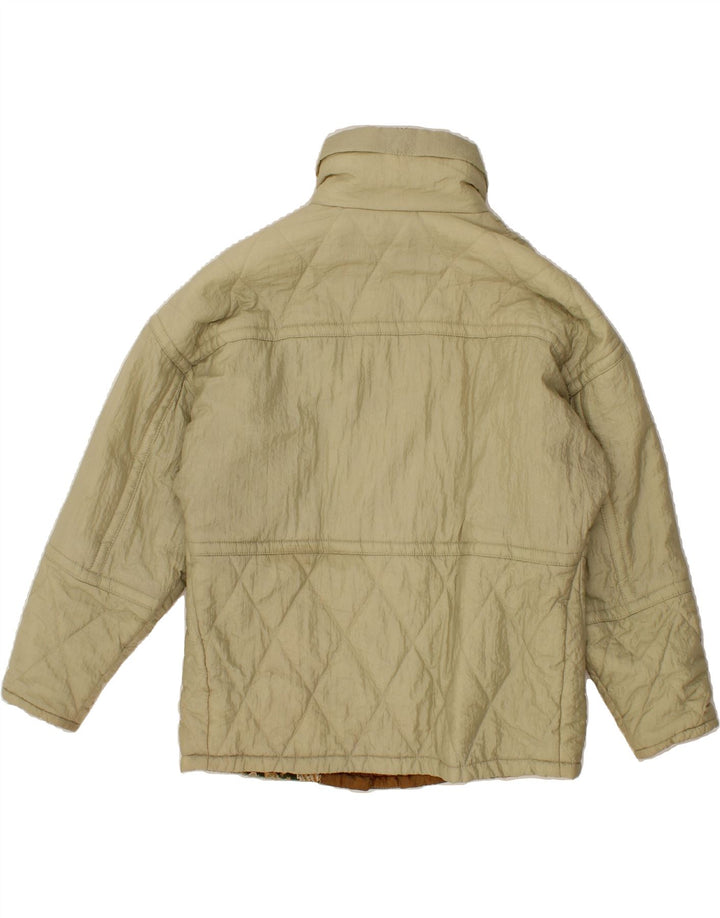 VINTAGE Womens Windbreaker Jacket UK 18 XL Beige Vintage Vintage and Second-Hand Vintage from Messina Hembry 