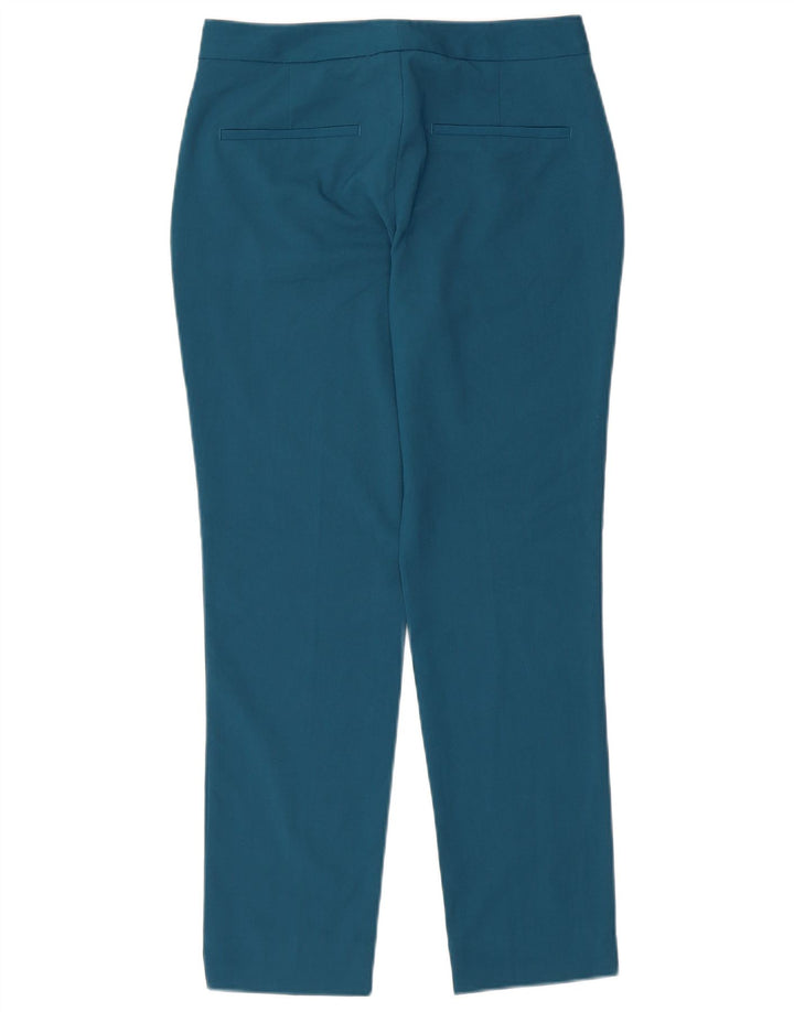 Pantaloni chino slim da donna ZARA EU 34 2XS W24 L26 poliestere blu