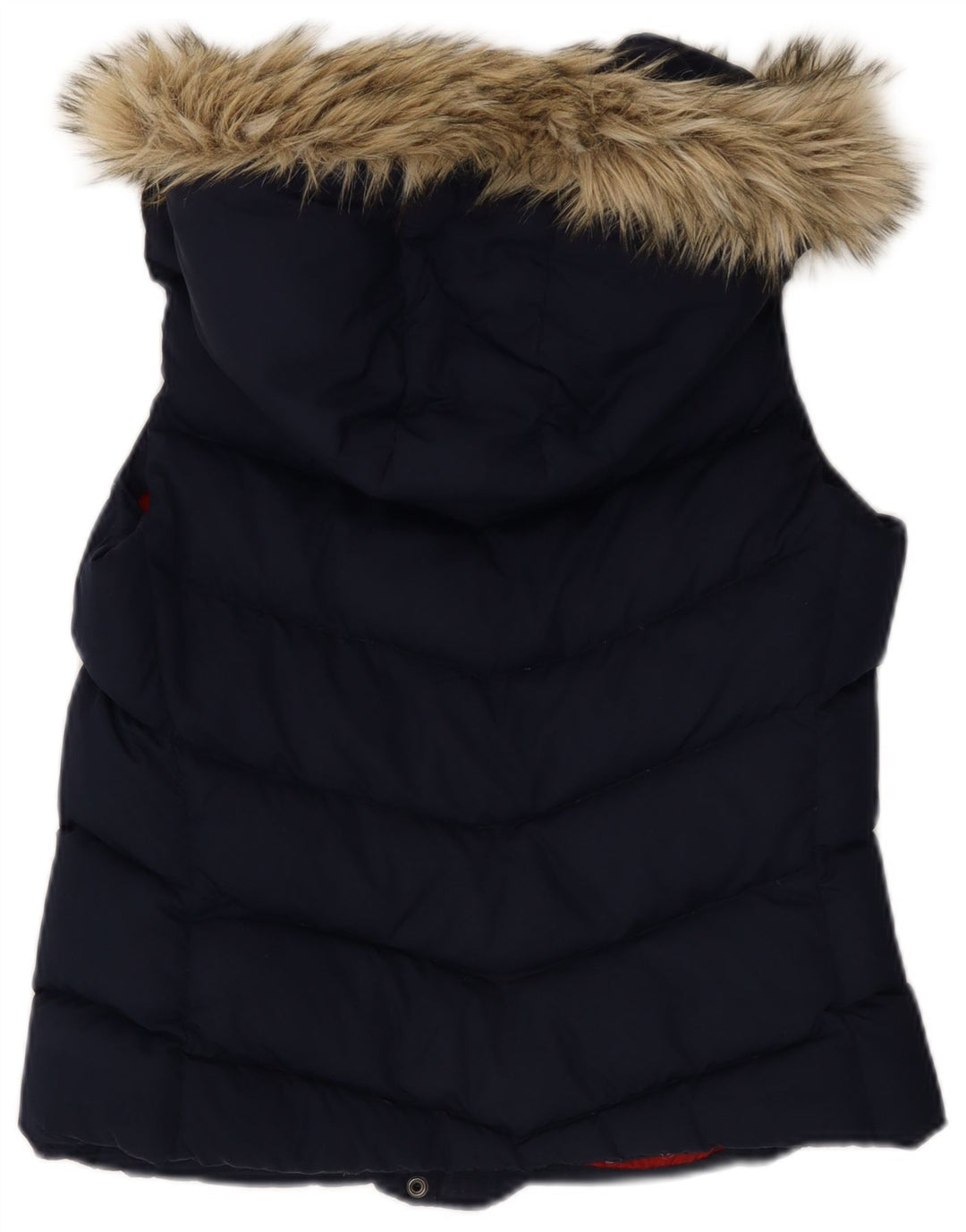 Gilet imbottito con cappuccio da donna Gap UK 14 medio blu navy poliestere