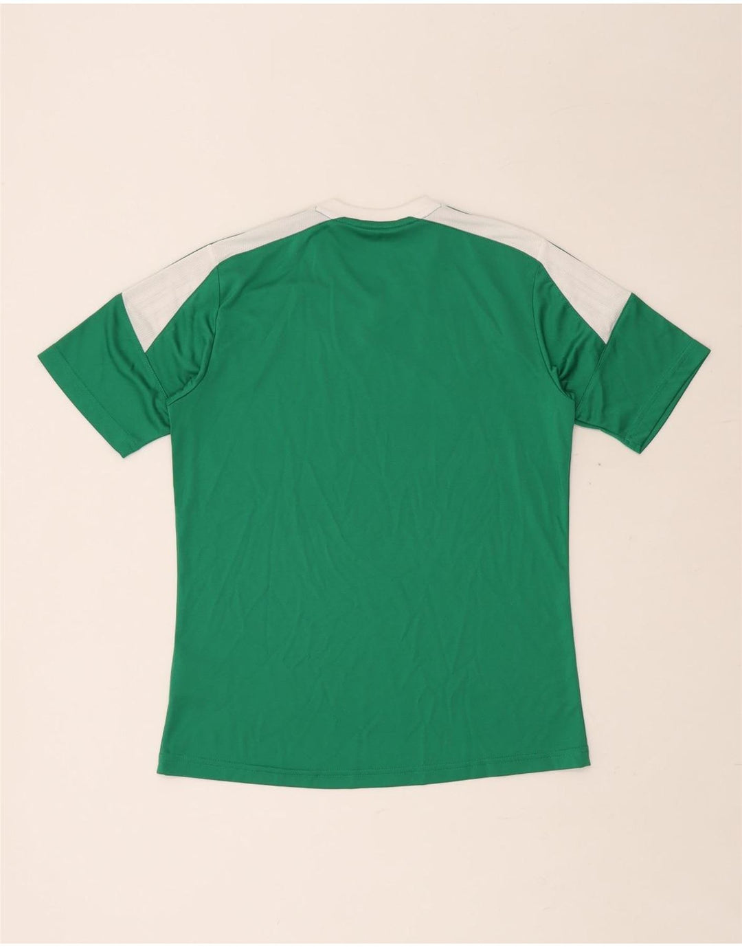 T-shirt ADIDAS da bambino Climacool 13-14 anni XL verde a blocchi di colore
